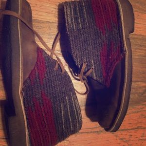Brown Red Desert boots
